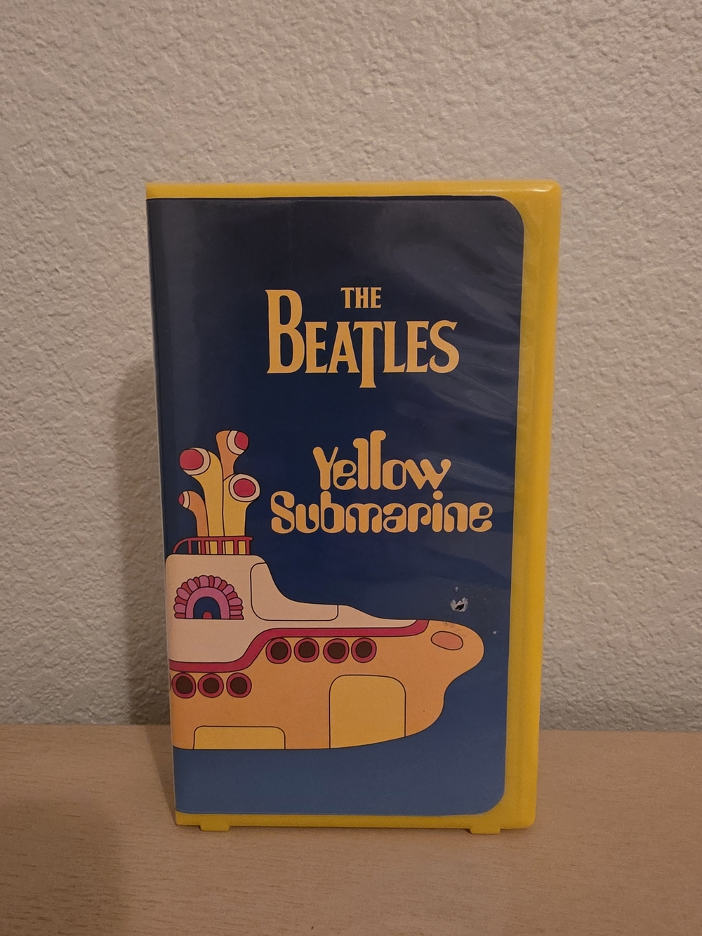 The Beatles Yellow Submarine VHS - Yellow & Blue Retro Cover
